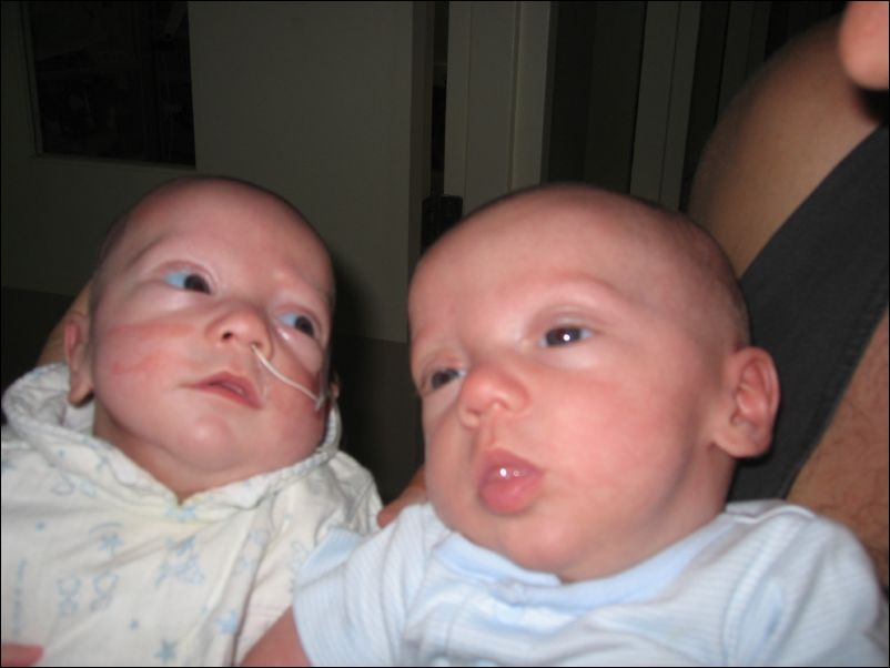 Closeup of Sebastian & Owen